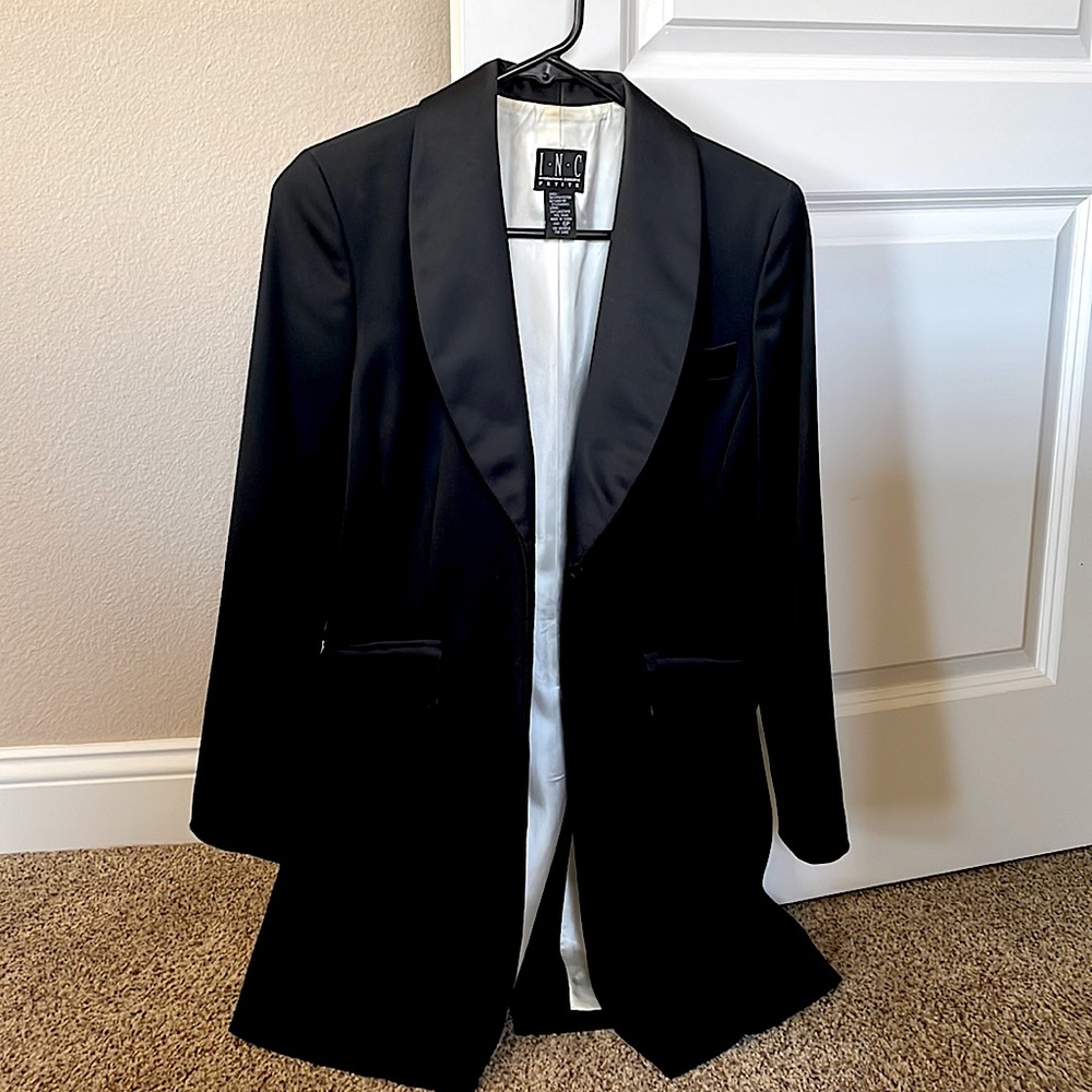 Inc Black tuxedo jacket